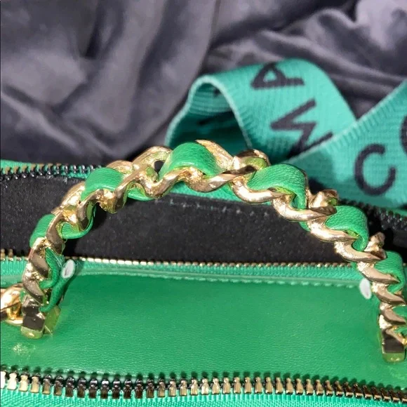 Marc Jacobs Green Quilted Women's Bag Purse Cross Body - Picture 15 of 16